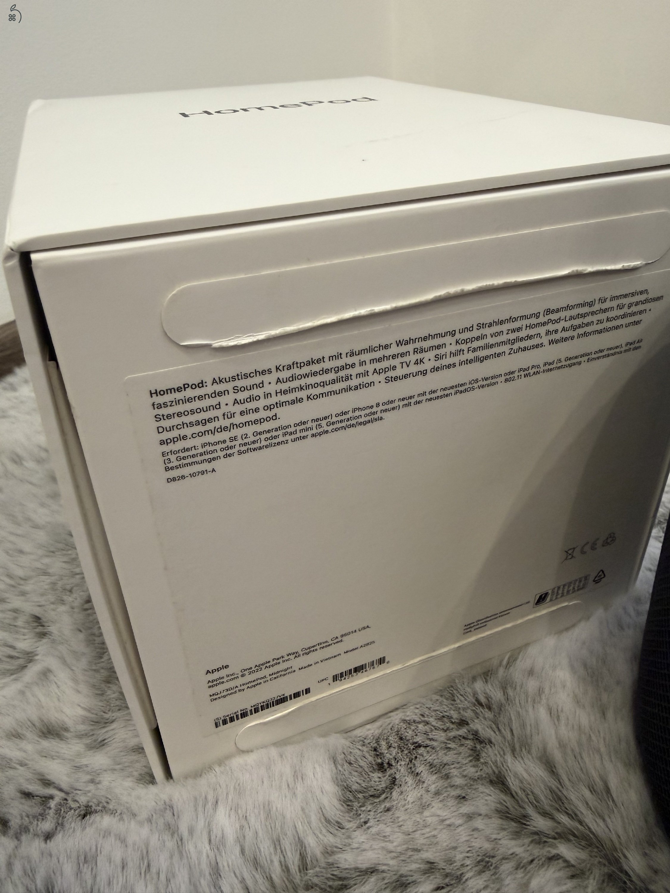 Apple HomePod 2 Fekete Dobozos / Hibás