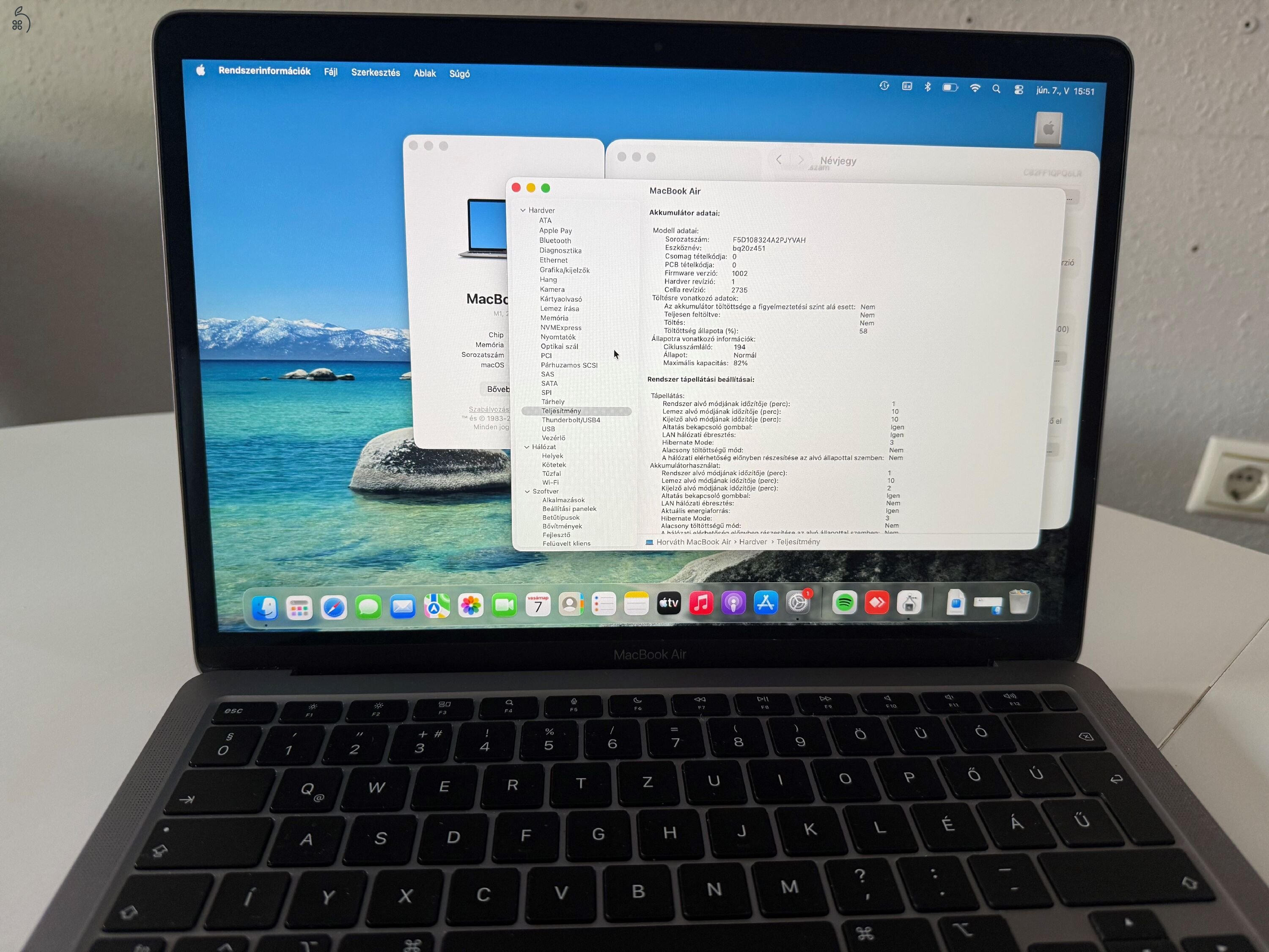 MacBook Air M1 16GB/256SSD