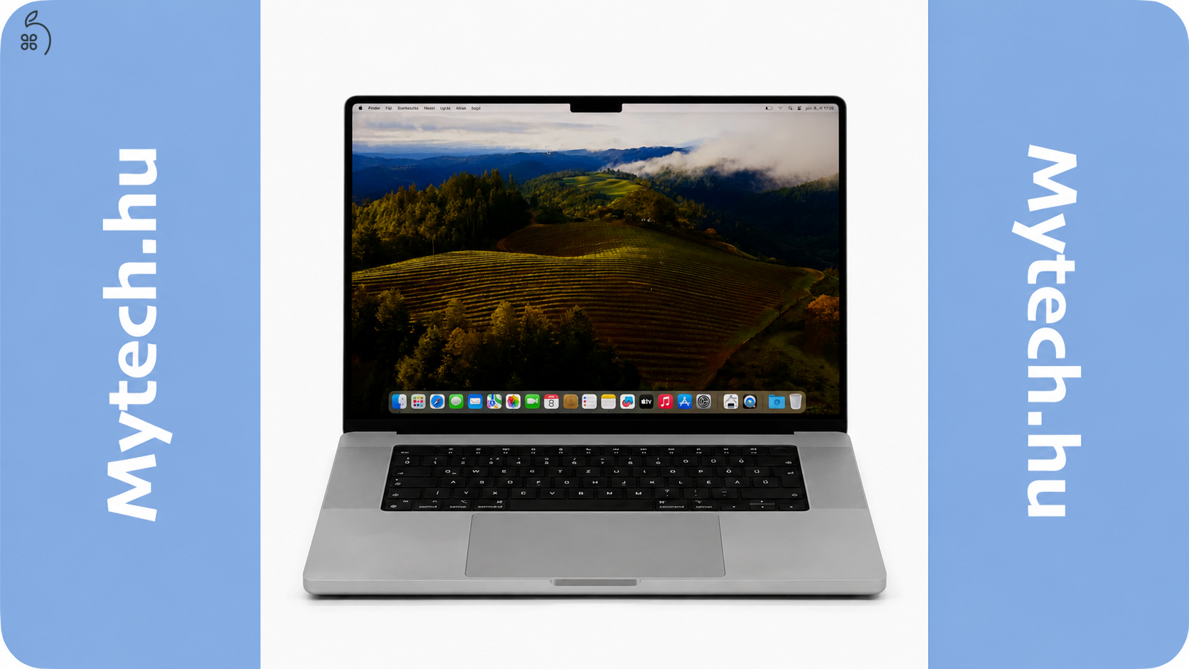 MacBook Pro 16″ 2021, M1 Max , 64 GB RAM, 10 core CPU, 24 core GPU, 512GB SSD, Silver 27% Áfa, 0506AR