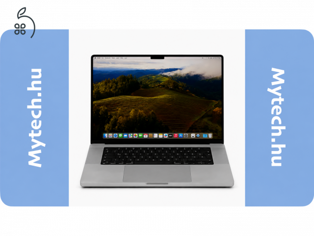 MacBook Pro 16″ 2021, M1 Max , 64 GB RAM, 10 core CPU, 24 core GPU, 512GB SSD, Silver 27% Áfa, 0506AR