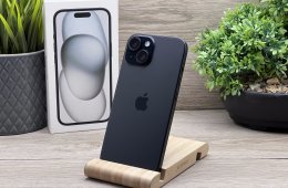 iPhone 15 Black 128GB 2 ÉV Garanciával 100%