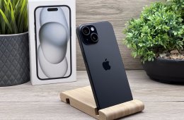 iPhone 15 Black 128GB 2 ÉV Garanciával 91%