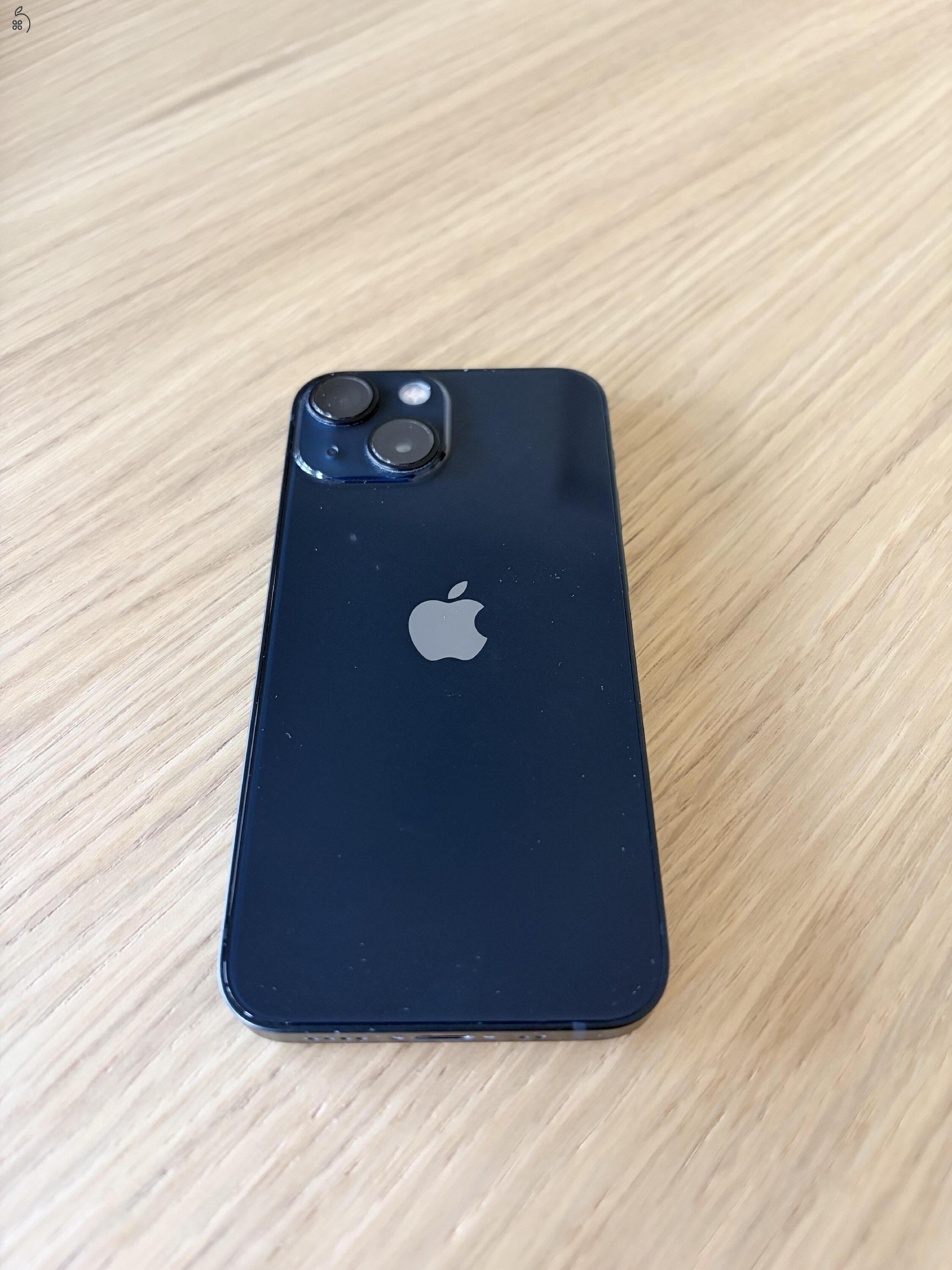 Újszerű fekete iPhone 13mini 128Gb