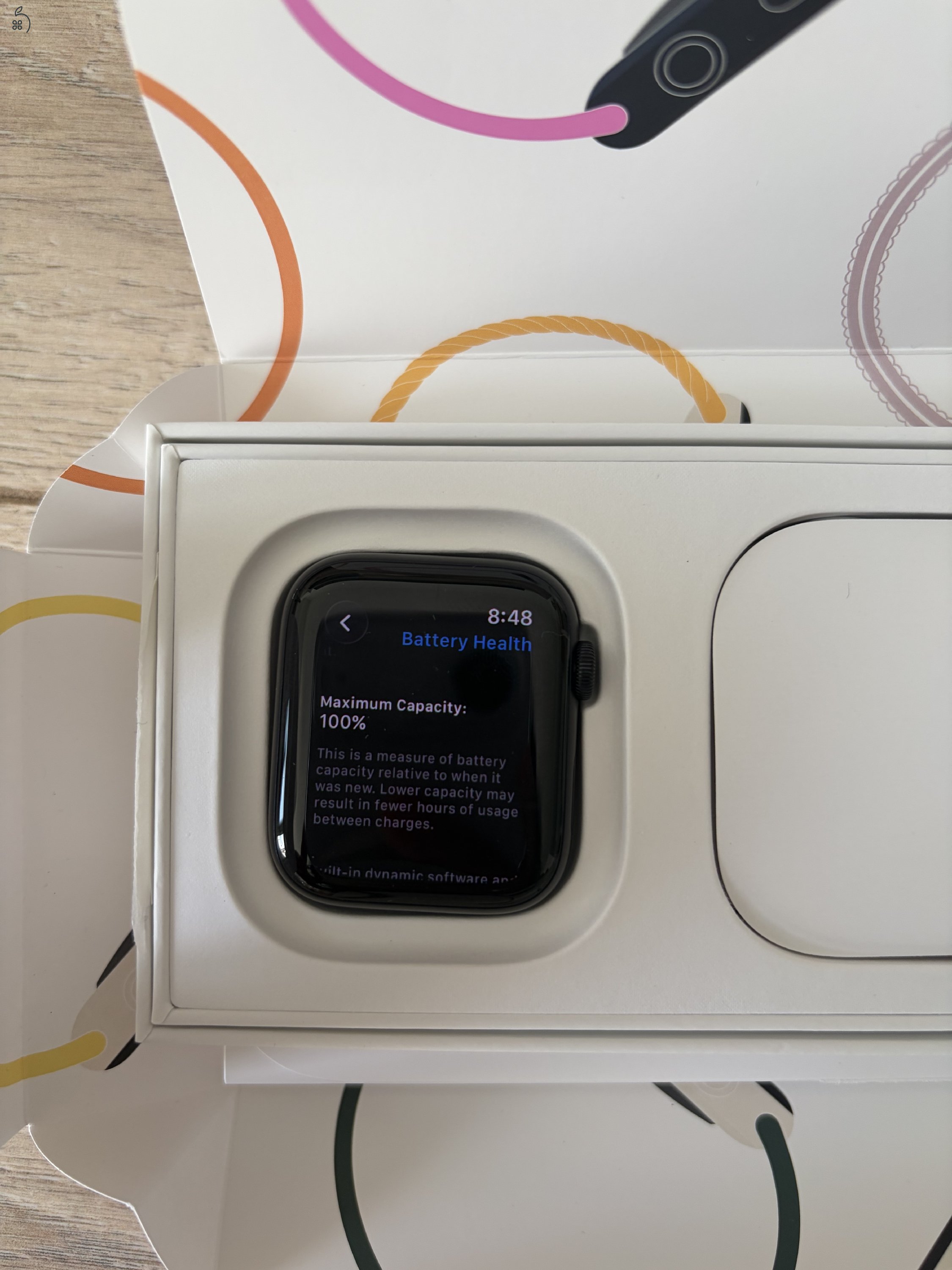 Apple Watch SE 3 44mm Apple Garis 100% akku