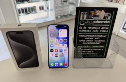 iPhone 15 Pro Max 256GB One Függő Újszerű/1 hónap gar./Akku 88%/