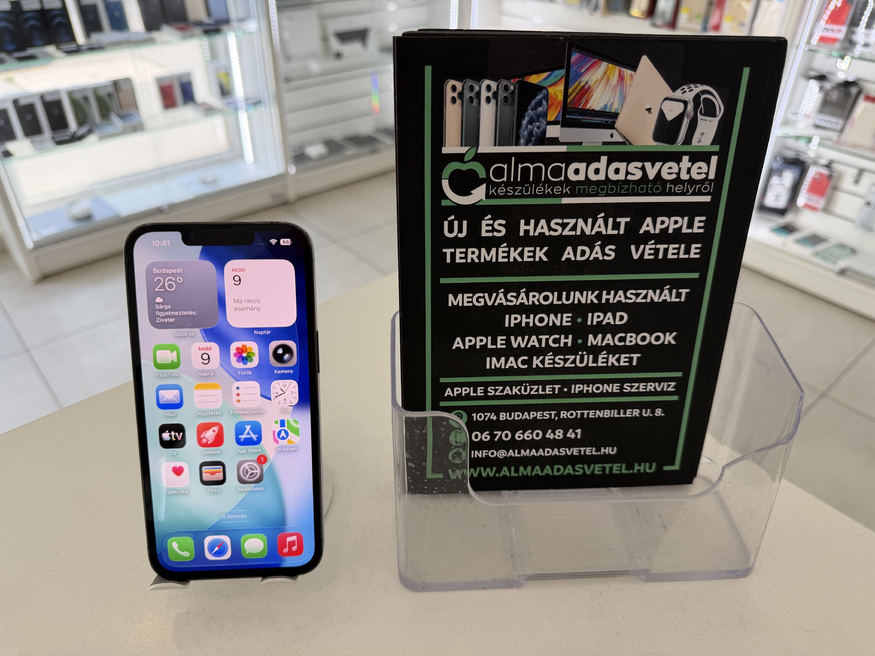 iPhone 13 Pro 256GB Független Újszerű/1 hónap gar./Akku 100%/p4920