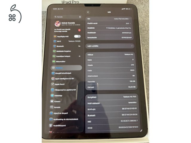 Ipad pro M1 Wifi + Cellular ( 11’ 3rd )