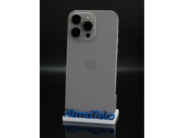 Apple iPhone 15 Pro Max 256 GB Natural Titanium 100% akku - 12 HÓ GARANCIA