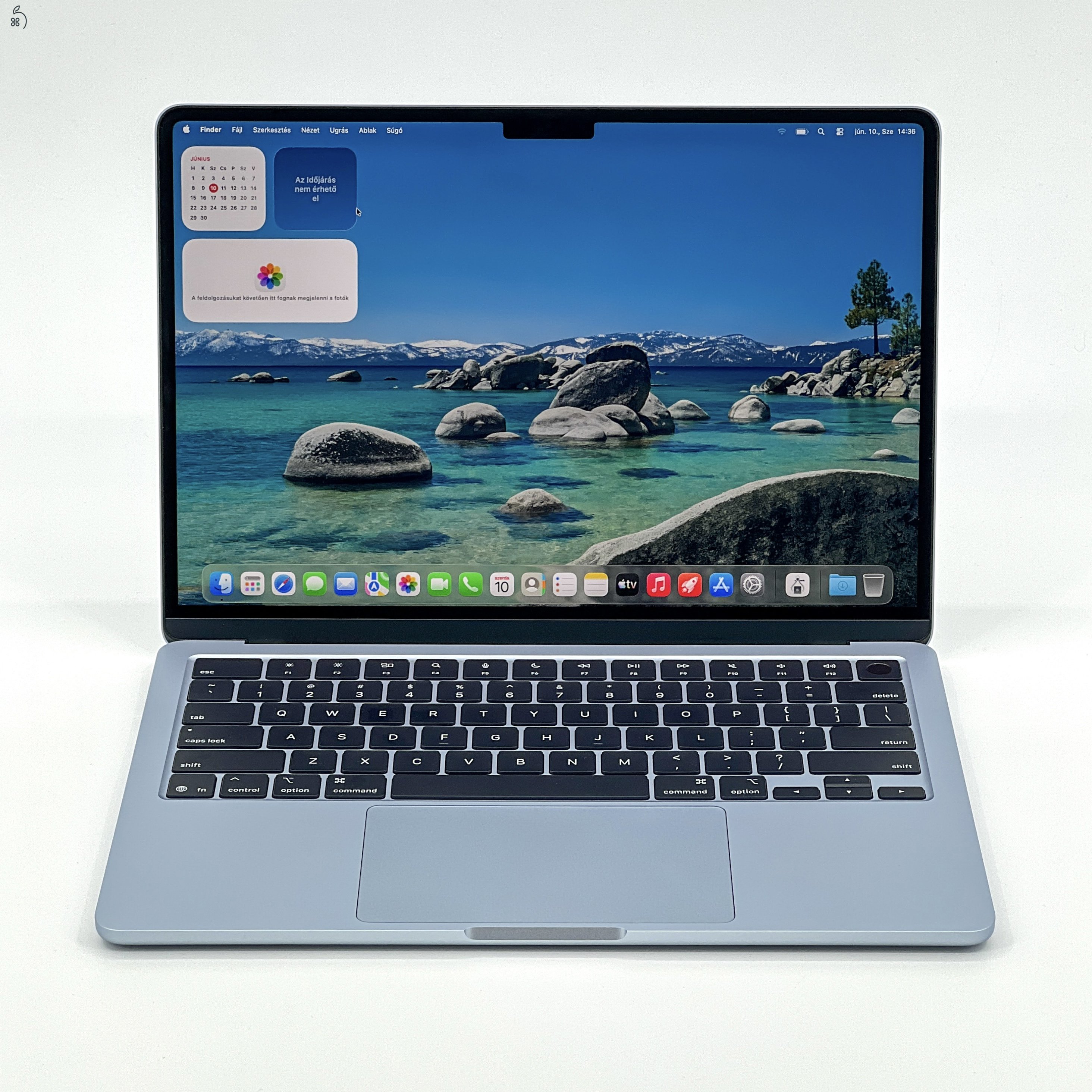 MacBook Air 13″ 2025, M4 8 Core, 16 GB RAM, 10 core GPU, 256 GB SSD, Sky Blue 27% Áfás, 0501BE 