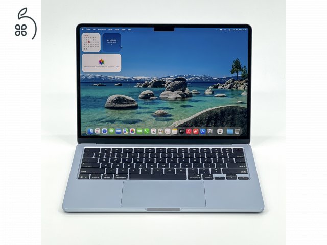 MacBook Air 13″ 2025, M4 8 Core, 16 GB RAM, 10 core GPU, 256 GB SSD, Sky Blue 27% Áfás, 0501BE 