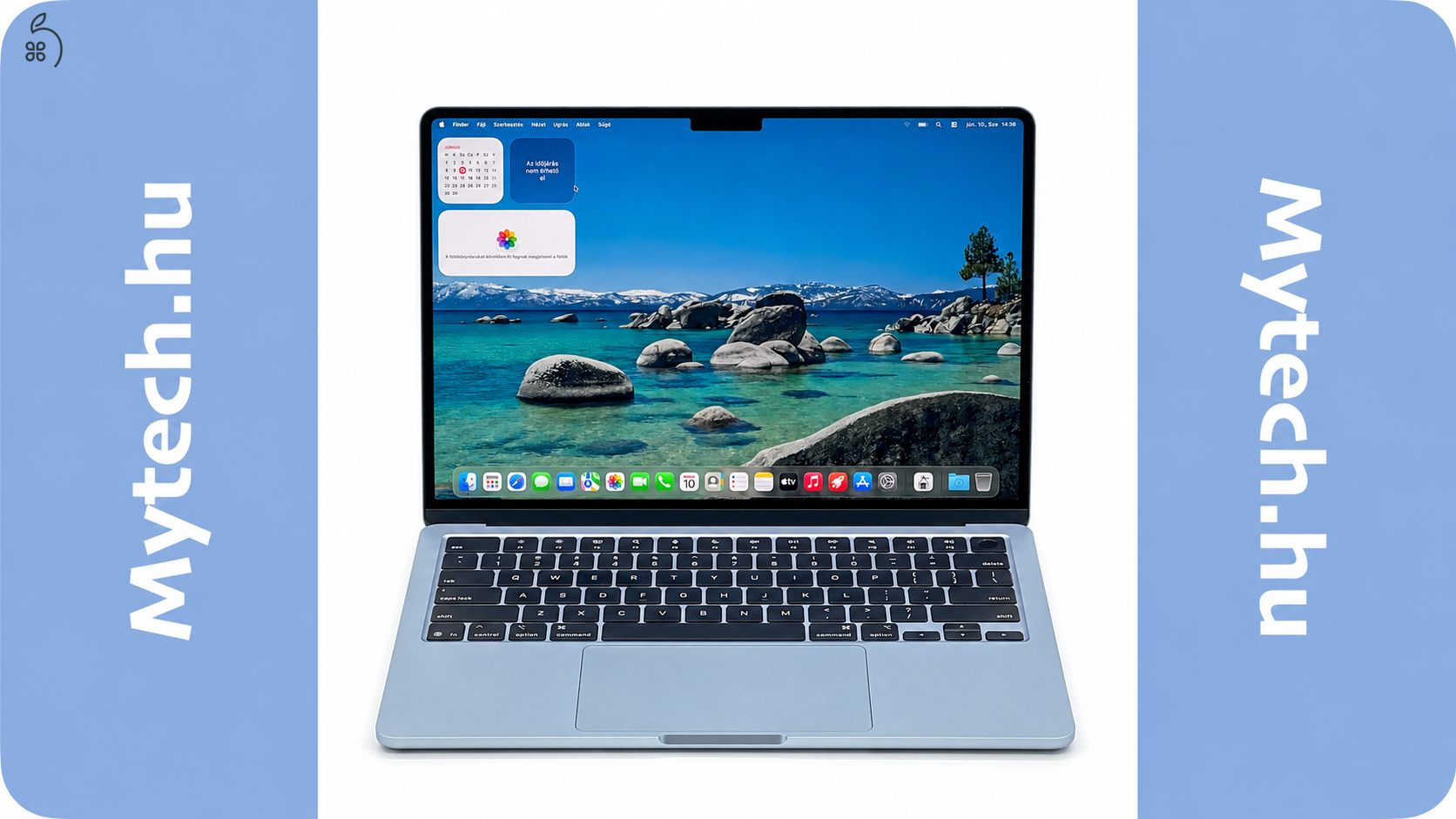 MacBook Air 13″ 2025, M4 8 Core, 16 GB RAM, 10 core GPU, 256 GB SSD, Sky Blue 27% Áfás, 0501BE 