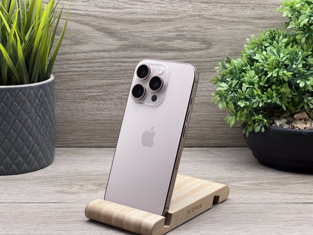 Hibátlan iPhone 16 Pro Desert Titanium 128GB 2 ÉV Garanciával 93%