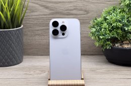 Hibátlan iPhone 16 Pro White Titanium 256GB 2 ÉV Garanciával 94%