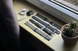 Apple Watch Series 7 45mm GPS+Cellular (Midnight) + 4 db szíj