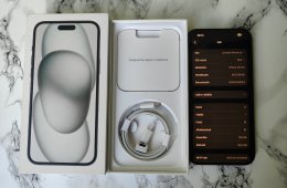 Apple iPhone 15 plus fekete, 128GB