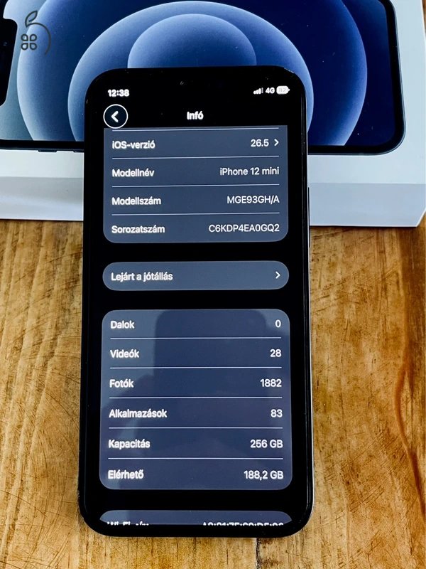 Iphone 12 Mini (Ritka - 256GB memória)