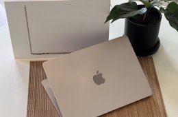 Hibátlan MacBook Air 2025 M4 Starlight 13” 256GB 16GB 2 ÉV Garanciával 100%