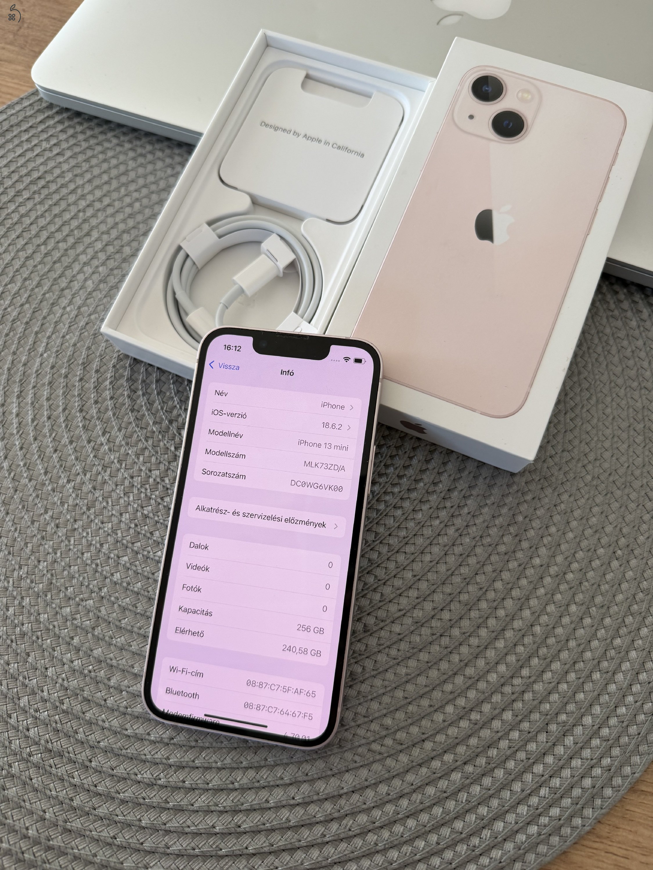 Iphone 13 mini 256gb Rózsaszín