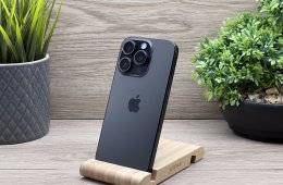 Hibátlan iPhone 16 Pro Black Titanium 128GB 2 ÉV Garanciával 95%