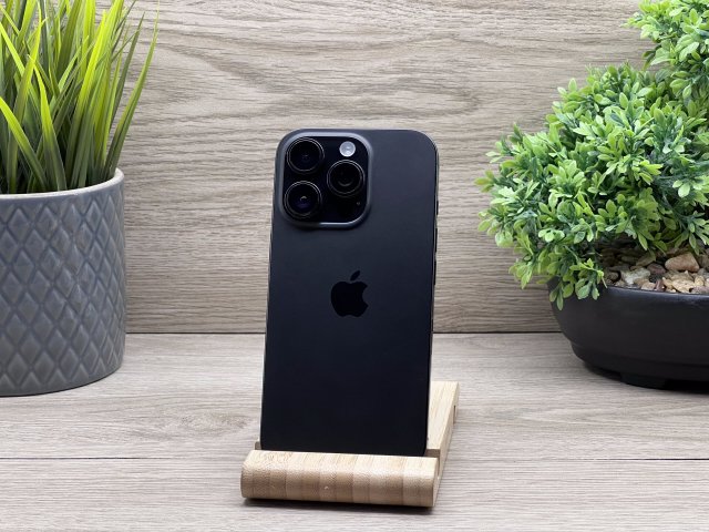 Hibátlan iPhone 16 Pro Black Titanium 256GB 2 ÉV Garanciával 91%