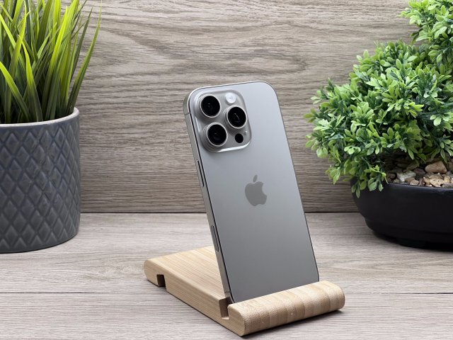 Hibátlan iPhone 16 Pro Natural Titanium 128GB 2 ÉV Garanciával 92%