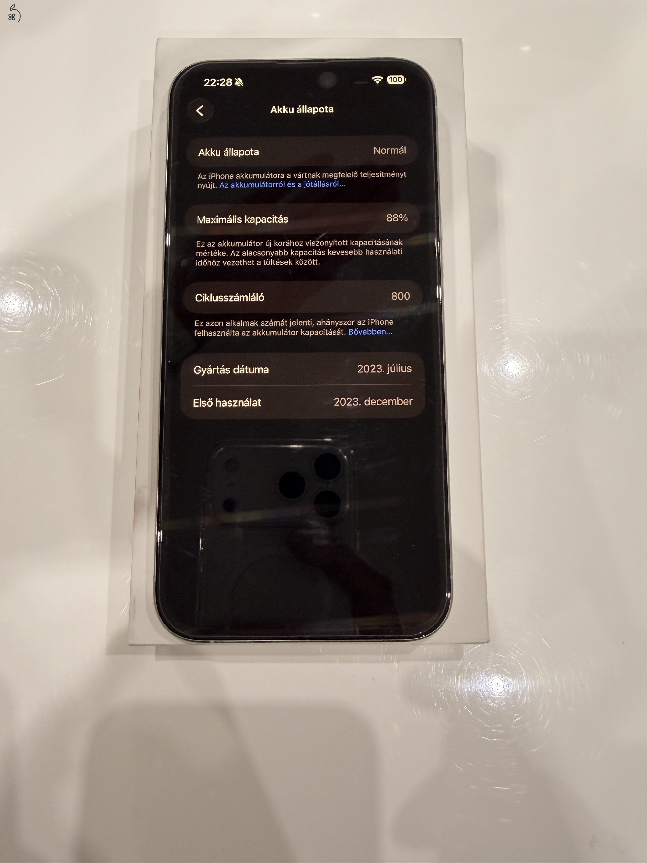 Iphone 15 Pro Max 512gb hibátlan állapotban