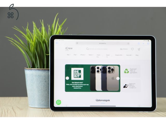 Használt Apple iPad Air 4 64GB kék WFfi A US-8157