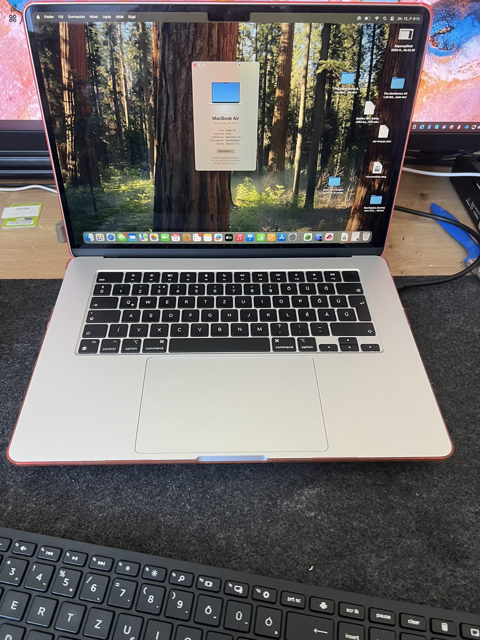 Hibátlan Macbook Air 15 2023 100% Akku 256GB/8GB