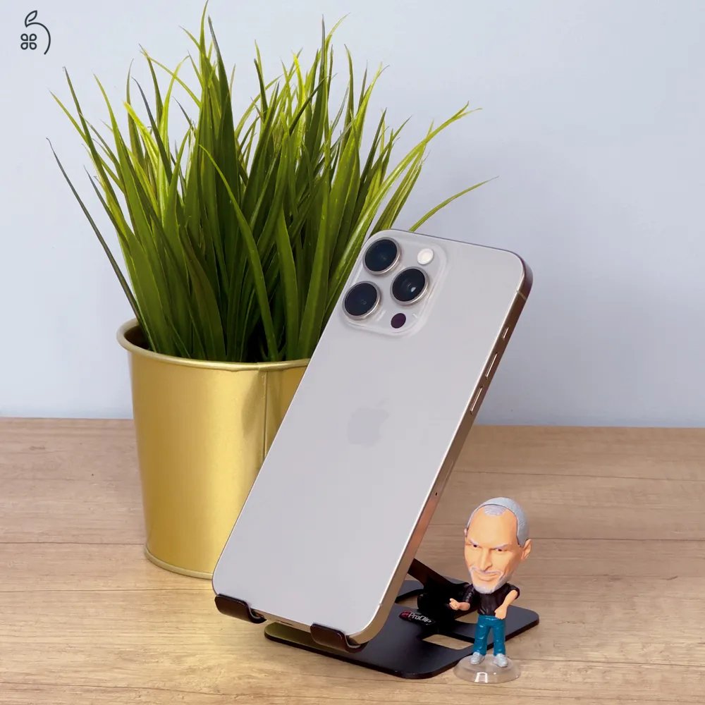 MacSzerez.com - iPhone 15 Pro / 256GB / Natúr Titán / Kártyafüggetlen / Garancia!