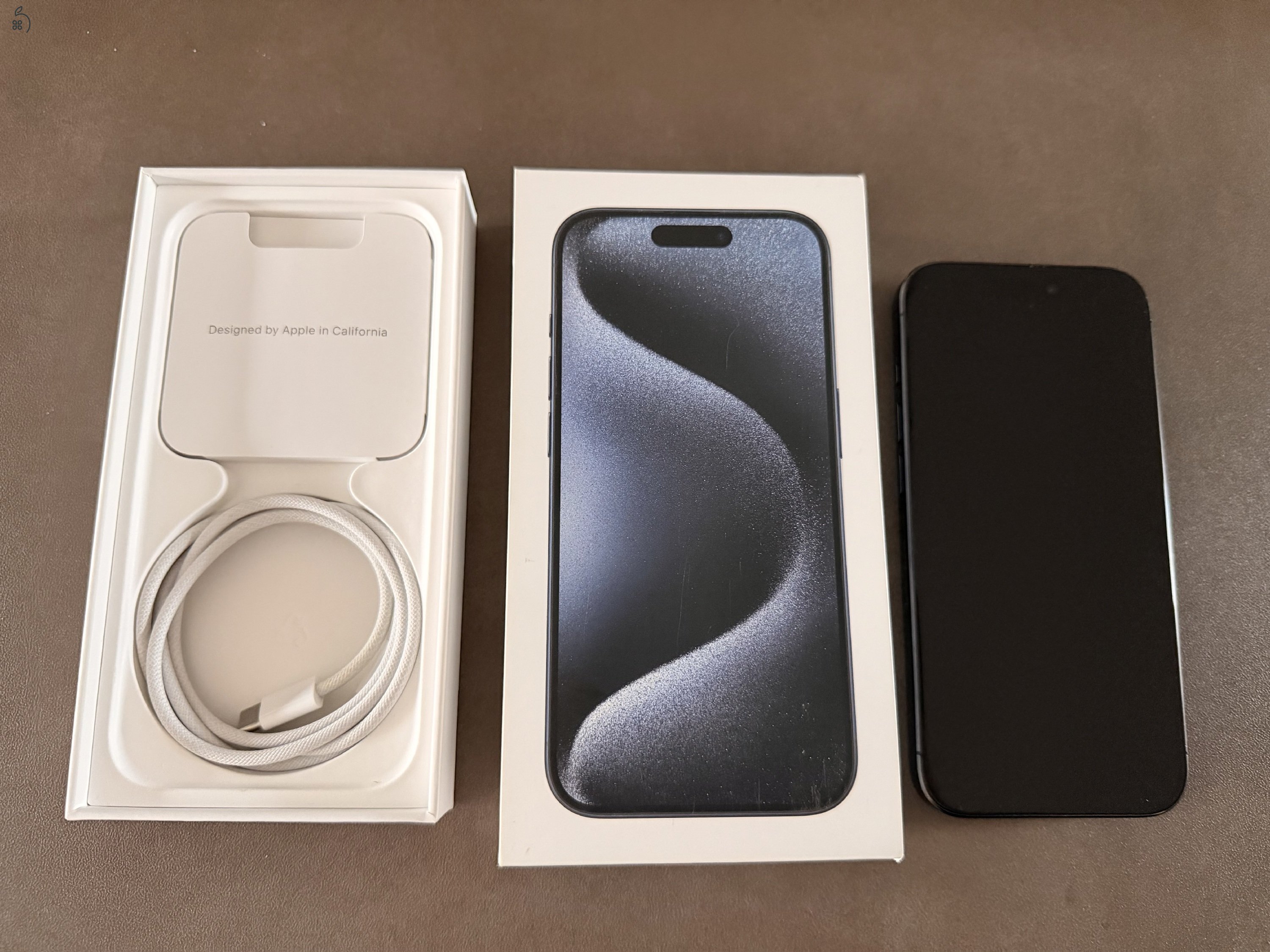 iPhone 15 Pro kék 128 Gb független
