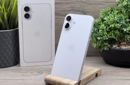 Hibátlan iPhone 16 Plus White 128GB 2 ÉV Garanciával 93%