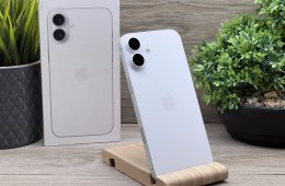 Hibátlan iPhone 16 Plus White 128GB 2 ÉV Garanciával 93%