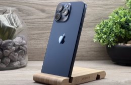 Hibátlan iPhone 15 Pro Max Blue Titanium 256GB 2 ÉV Garanciával 90%