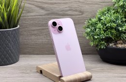 Hibátlan iPhone 15 Pink 128GB 2 ÉV Garanciával 100%
