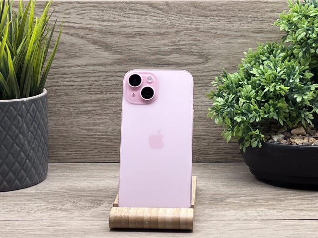 Hibátlan iPhone 15 Pink 128GB 2 ÉV Garanciával 100%