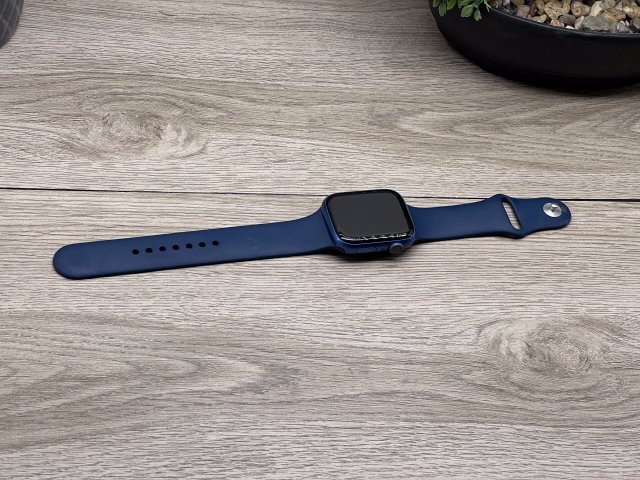 Apple Watch S7 Blue 45mm 2 ÉV Garanciával
