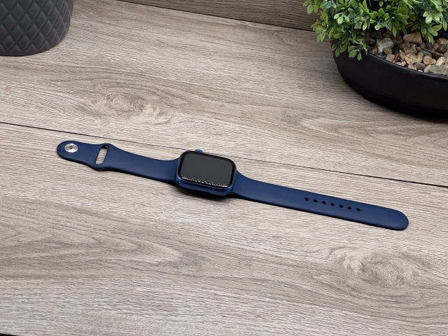 Apple Watch S7 Blue 45mm 2 ÉV Garanciával