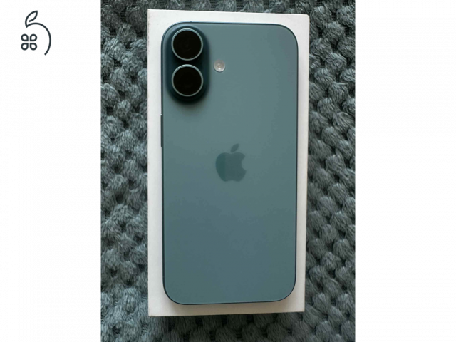 iPhone 16 – 128 GB – Récezöld (Teal) – Hibátlan állapotban eladó!