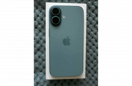iPhone 16 – 128 GB – Récezöld (Teal) – Hibátlan állapotban eladó!