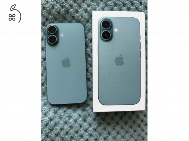 iPhone 16 – 128 GB – Récezöld (Teal) – Hibátlan állapotban eladó!