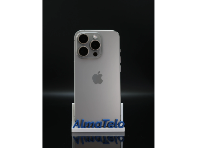 Apple iPhone 15 Pro 256 GB Natural Titanium 100% akku - 12 HÓ GARANCIA