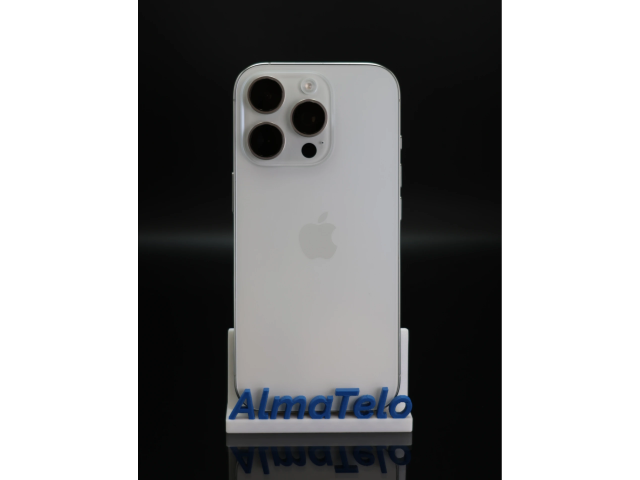 Apple iPhone 16 Pro 128 GB White Titanium 93% akku - 12 HÓ GARANCIA