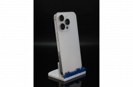 Apple iPhone 16 Pro 128 GB White Titanium 93% akku - 12 HÓ GARANCIA