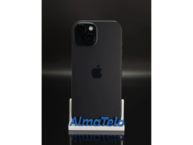 Apple iPhone 15 128 GB Black 100% akku - 12 HÓ GARANCIA