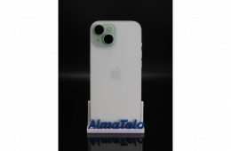 Apple iPhone 15 128 GB Green 100% akku - 12 HÓ GARANCIA