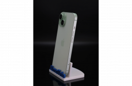 Apple iPhone 15 128 GB Green 100% akku - 12 HÓ GARANCIA