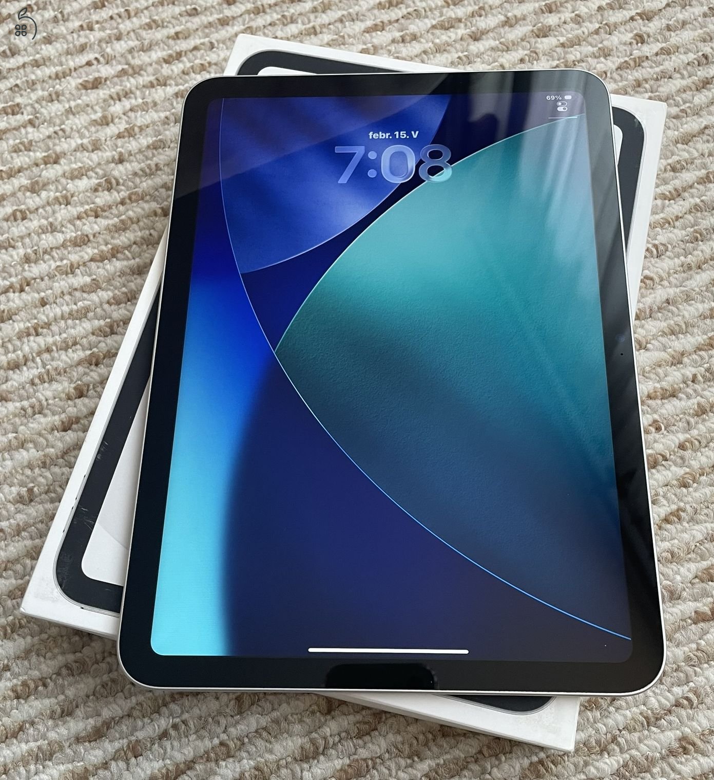 Ipad 10 - Új állapotú - Silver - 64 GB - karcmentes - AKKU 100% 