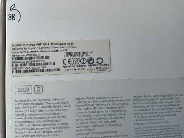 iPad Air 32GB