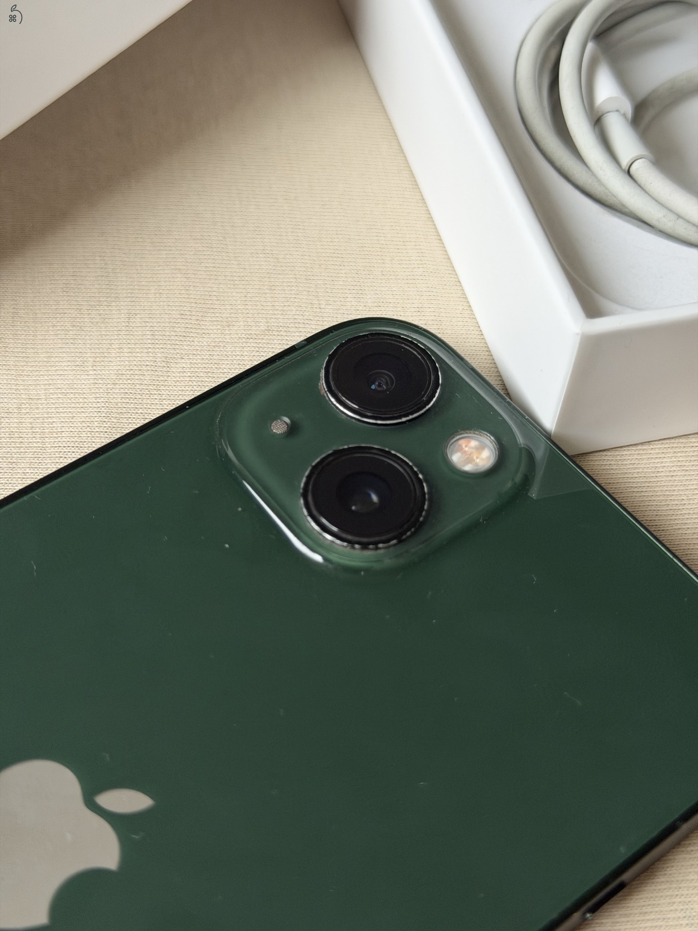 Iphone 13 - 128GB - 86% - gyári tartozékok - ajándék tok