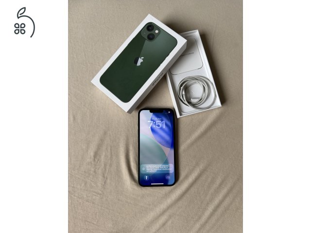 Iphone 13 - 128GB - 86% - gyári tartozékok - ajándék tok